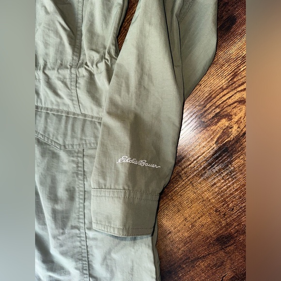 Olive‎ Green Hooded Parka Jacket - Picture 3 of 7